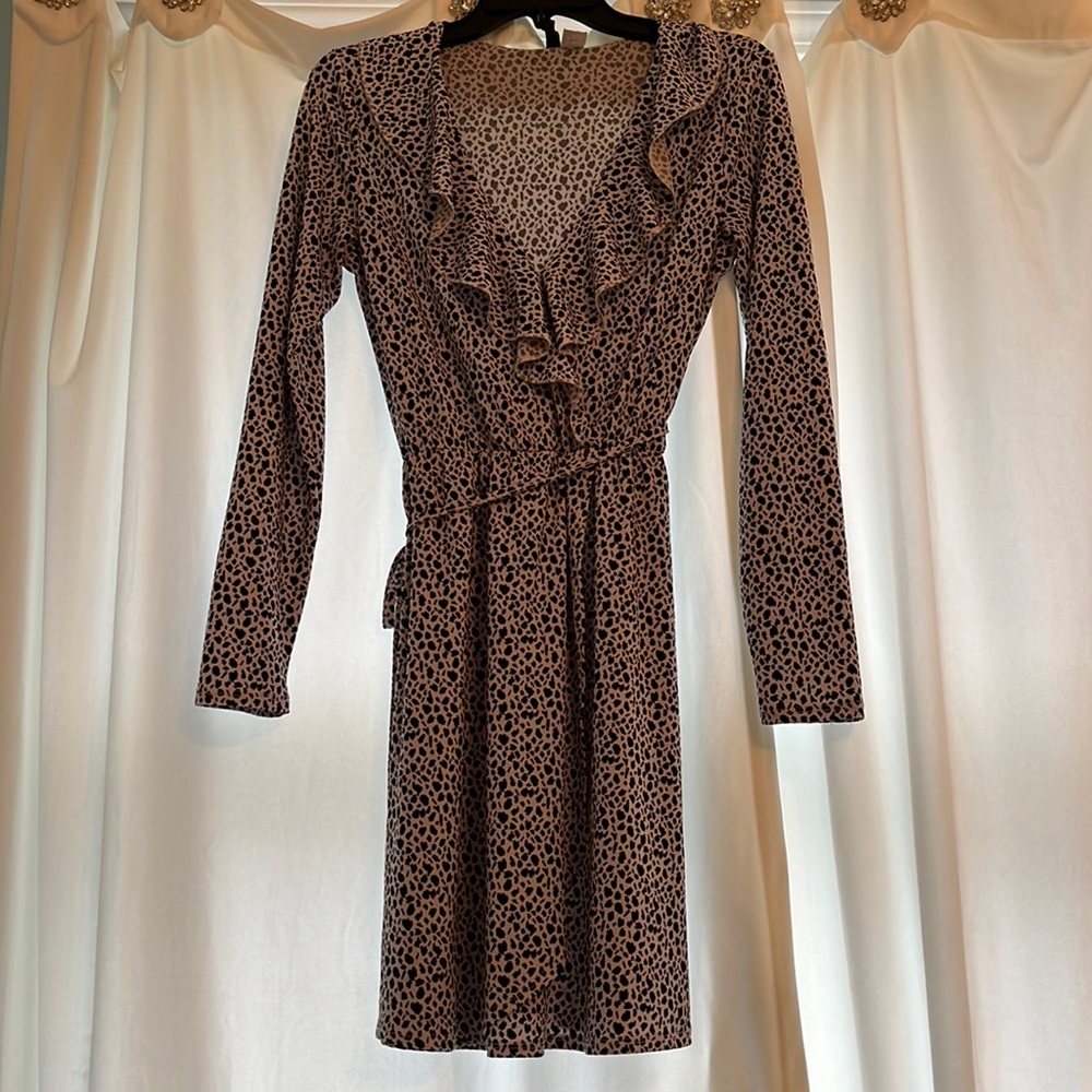 Faux wrap dress